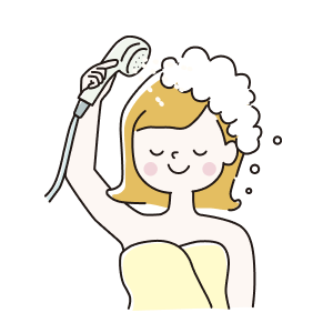 しっかりとすすぐ